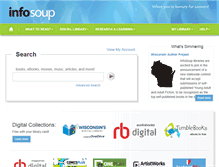 Tablet Screenshot of infosoup.org